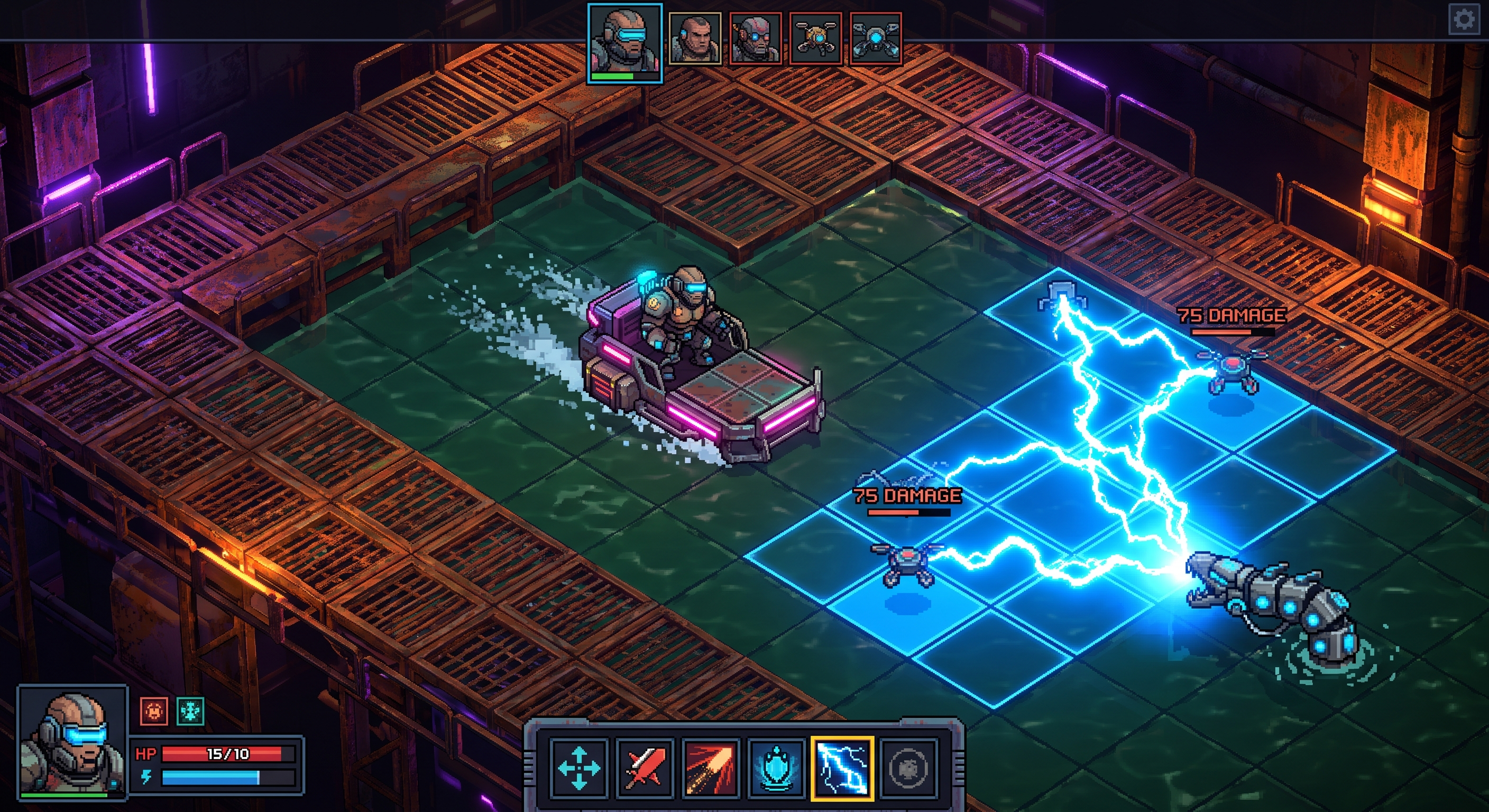 Concept mockup of the intended gameplay presentation